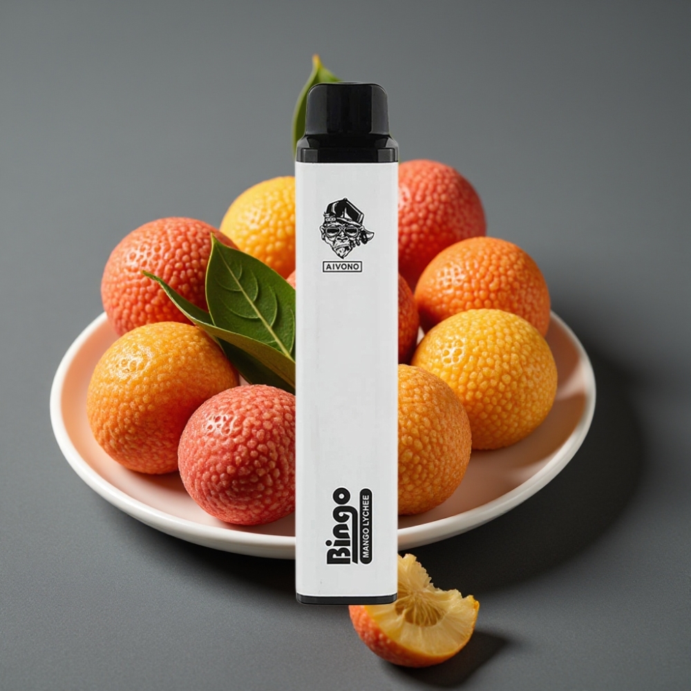 Aivono Aim Bingo 4000 Puffs Enkratna Vape Mango Liči