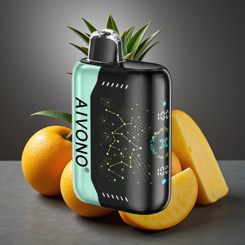 Aivono Aim Boom 25000 Puffs Enkratna Vapa Kislo Mango Ananas 28ml