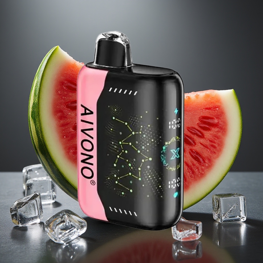 Aivono Aim Boom 25000 Puffs Enkratna Vapa Lubenica Led 0% Nikotina 650mAh