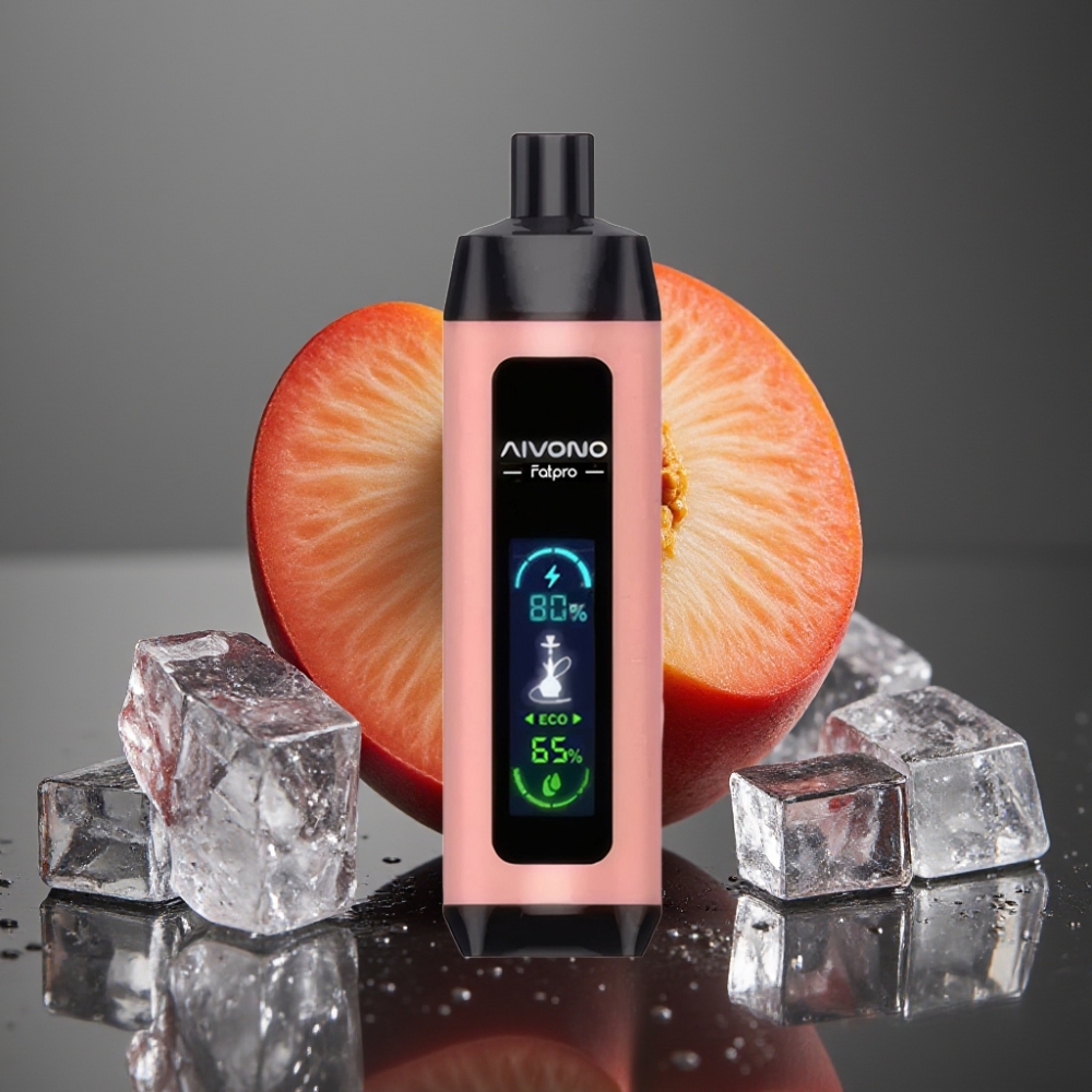 Aivono Aim Fatpro 22000 Puffs Brizgalna e-cigareta Peach Ice 28ml