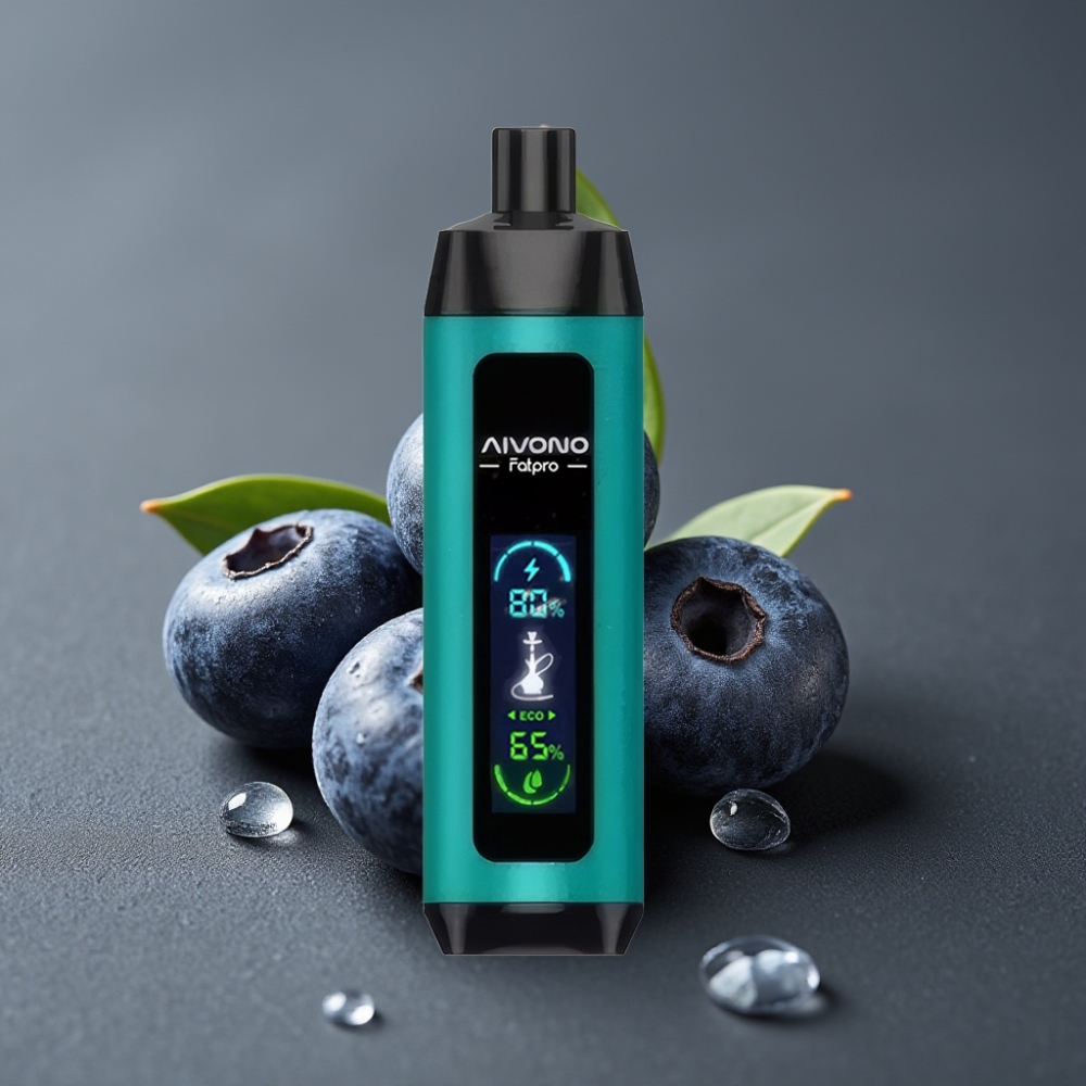 Aivono Aim Fatpro 22000 Puffs Enkratna Vape Borovnica Gun