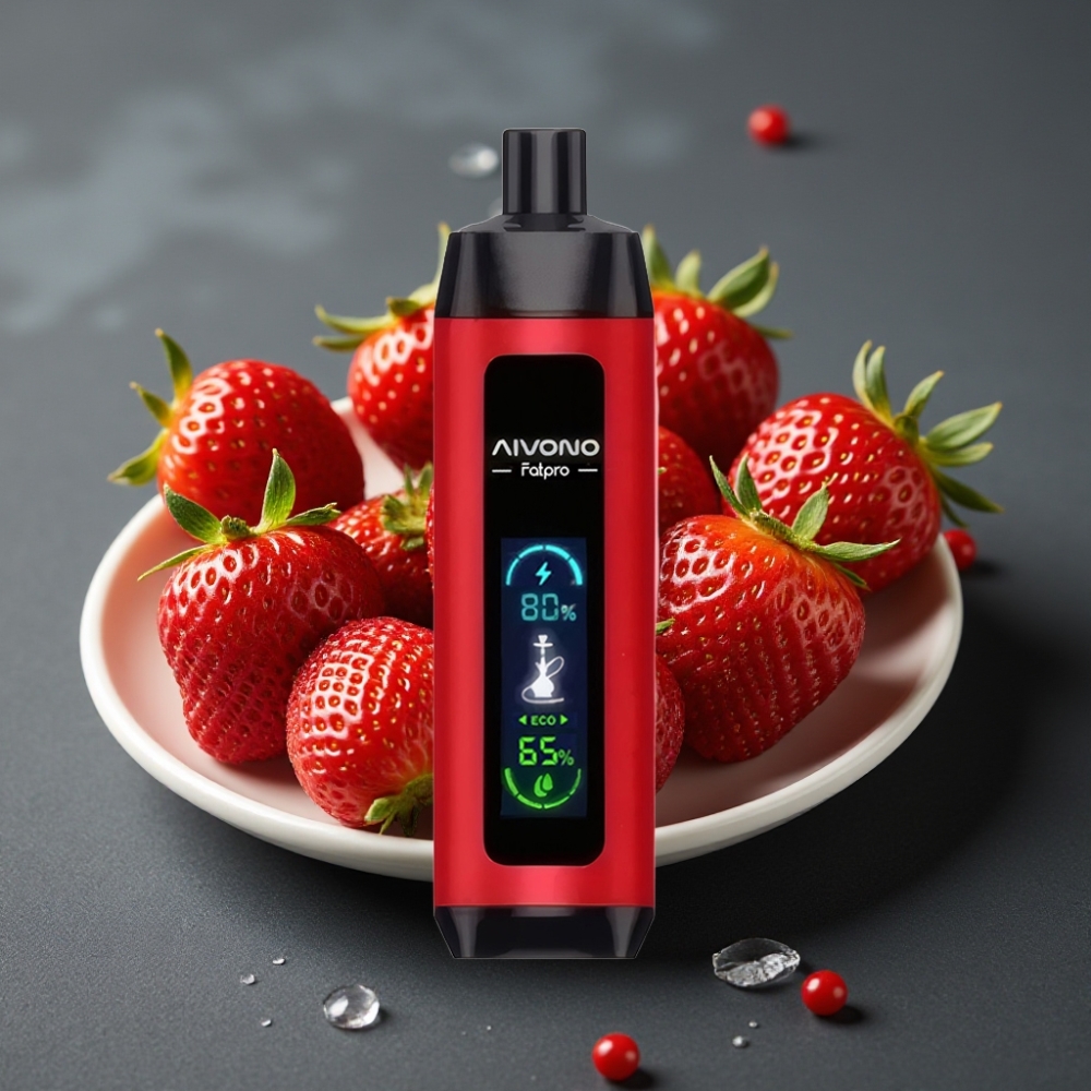 Aivono Aim Fatpro 22000 Puffs Enkratna Vape Jagoda Punč
