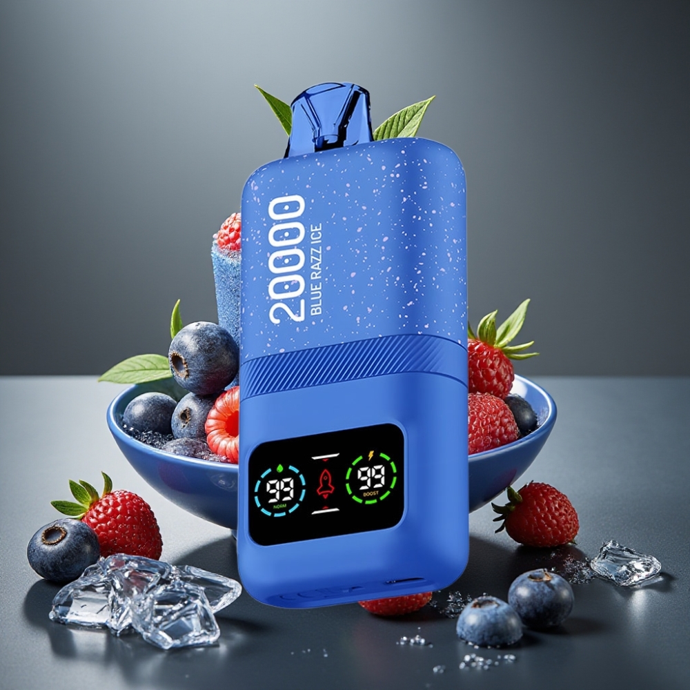 Aivono Aim Magic 20000 Puffs Enkratna Vape Modra jagoda led 26ml Dual Mesh Coils