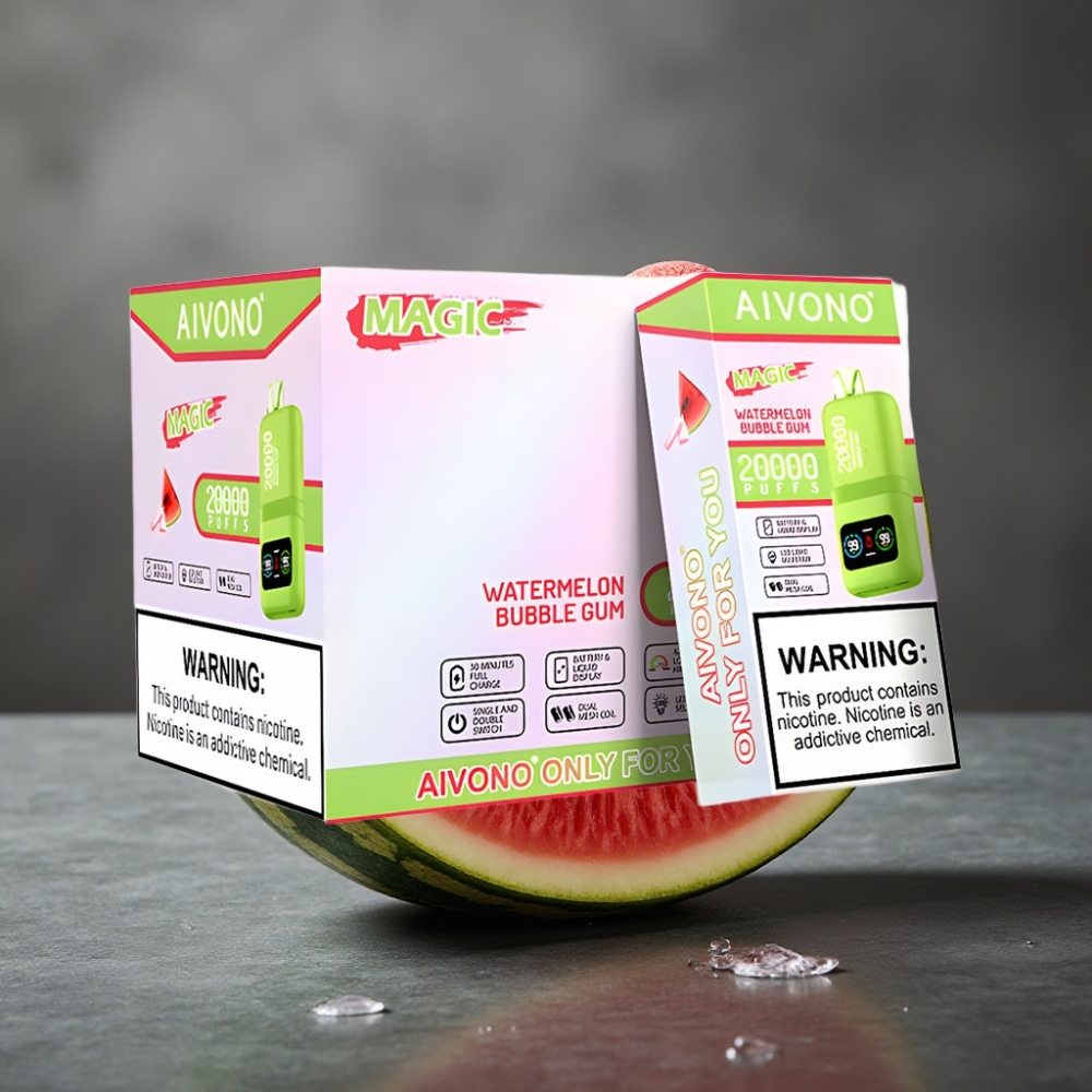 Aivono Aim Magic 20000 Puffs Slovenija vape supplier Enkratna Vape Lubenica Bubblegum 26ml