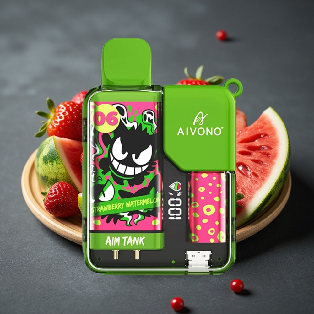 Aivono Aim Tank 9500 Puffs Enkratna Vape Jagoda Lubenica
