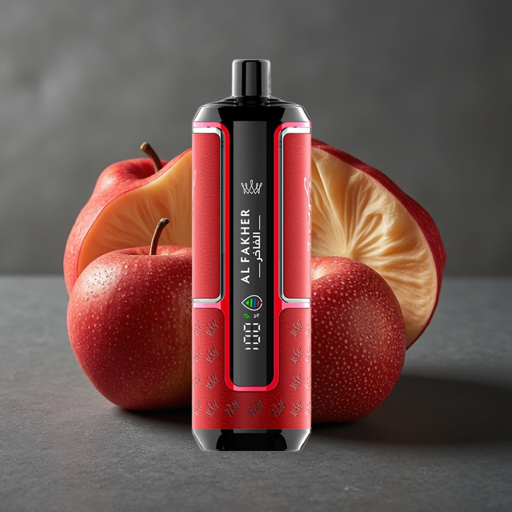 Al Fakher Crown Bar 15K Hypermax Enkratna E-cigareta Dve Jabolki 22ml 600mAh