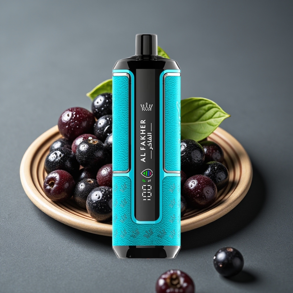 Al Fakher Crown Bar 15K Hypermax Enkratna E-cigareta S Črnim Ribezom in Meto 22ml