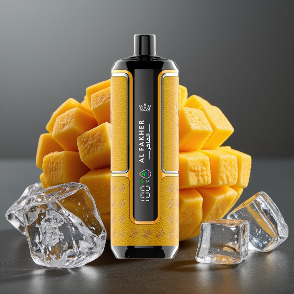 Al Fakher Crown Bar 15K Hypermax Enkratna Vape Naprava Mango Led