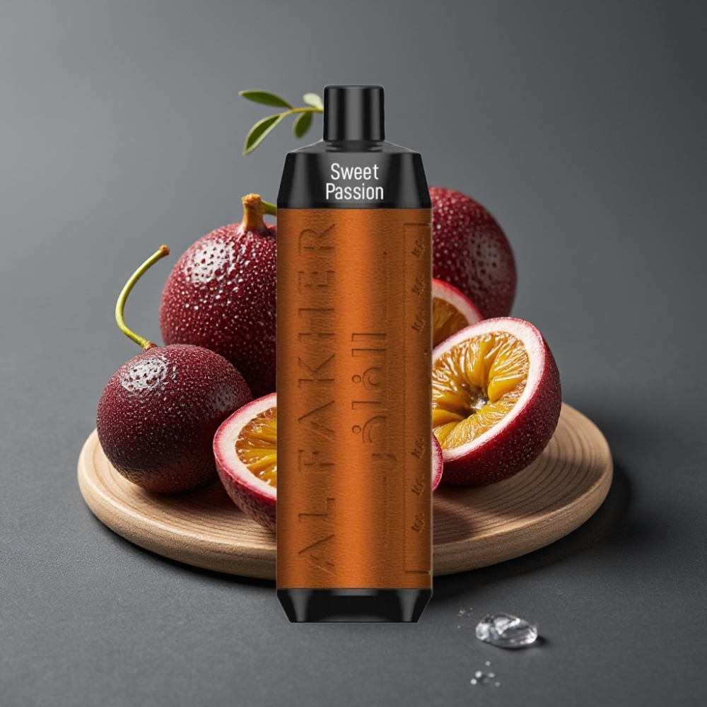 Al Fakher Crown Bar 8000 Crystal Disposabil Vape Sladki Pasijonka 18ml