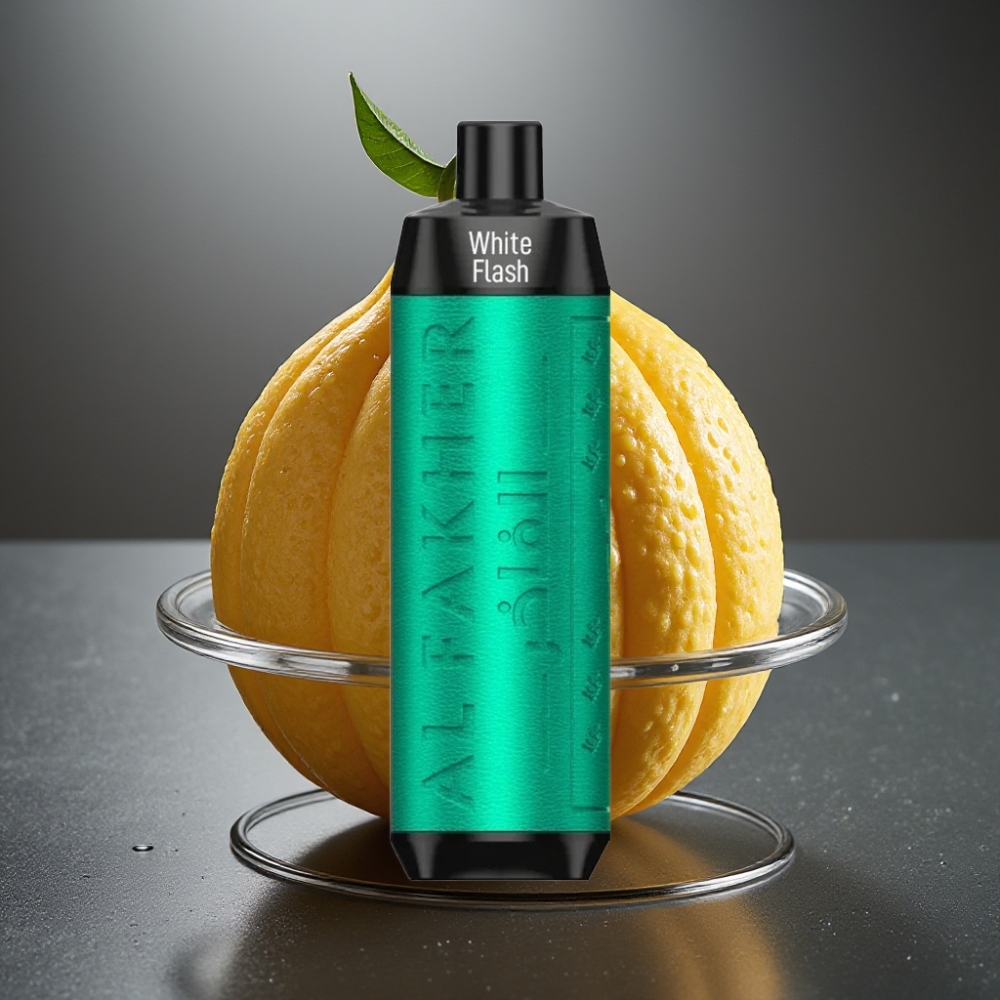 Al Fakher Crown Bar 8000 Crystal Enkratna Vape Bela Bliskavica z 18ml e-tekočine