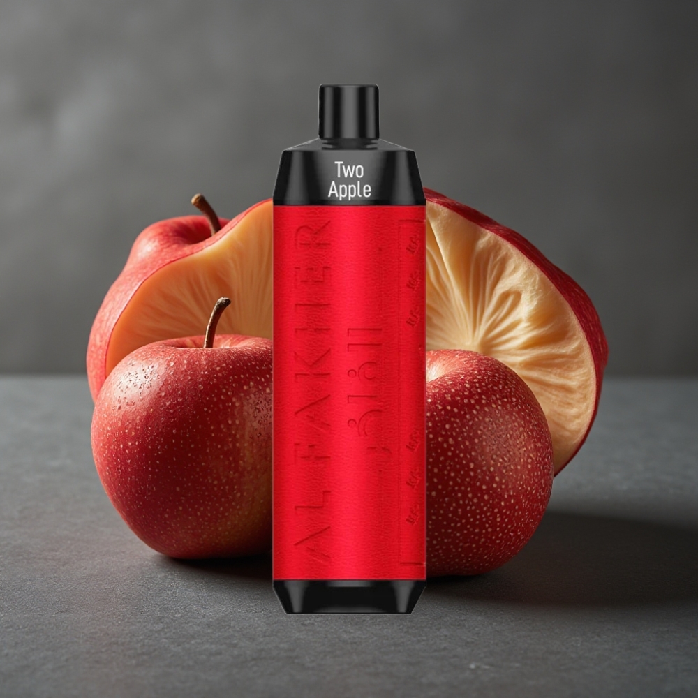 Al Fakher Crown Bar 8000 Crystal Enkratna Vape Dve Jabolki z 18ml e-tekočine