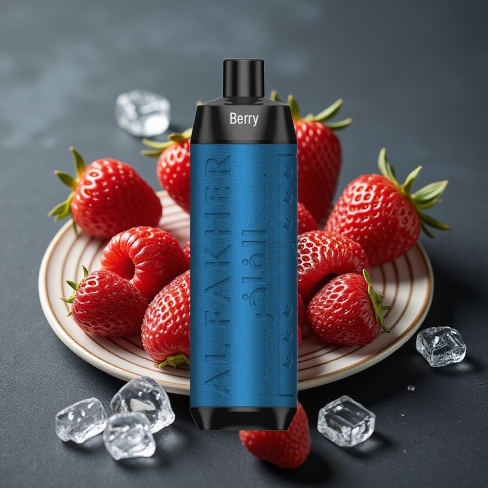 Al Fakher Crown Bar 8000 Crystal Enkratna Vape Jagoda Led z 18ml e-tekočine