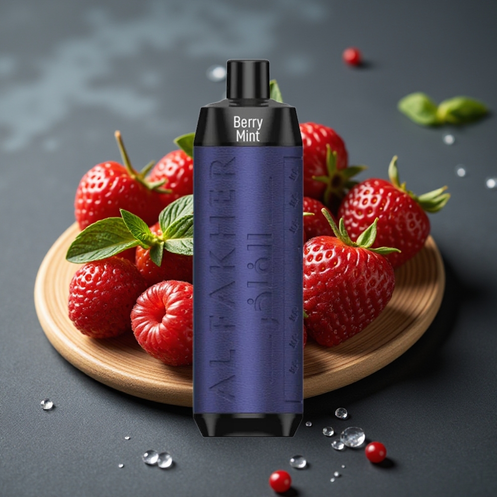 Al Fakher Crown Bar 8000 Crystal Enkratna Vape Jagoda Meta 18ml