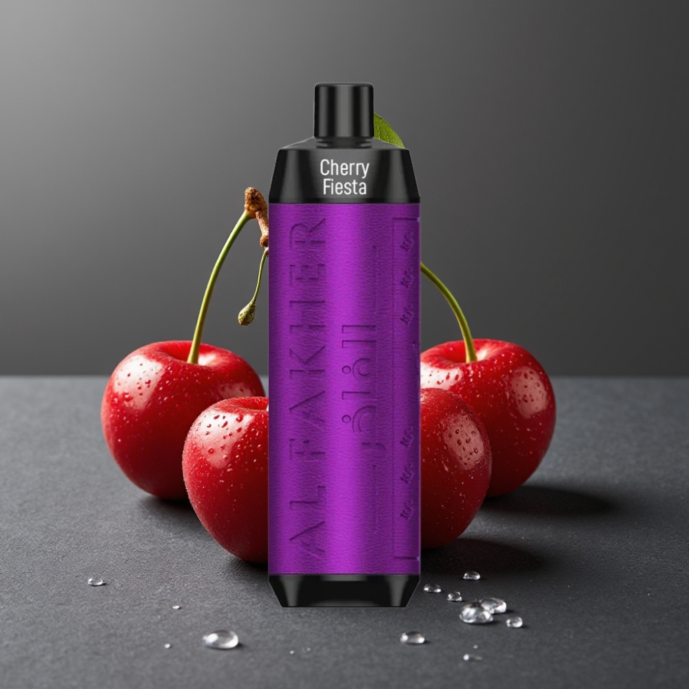 Al Fakher Crown Bar 8000 Crystal Enkratna Vape Češnjeva Fiesta 18ml