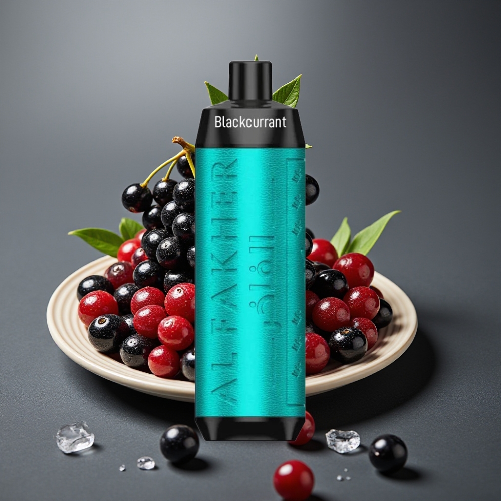 Al Fakher Crown Bar 8000 Crystal Enkratna Vape Črni Ribez Led 18ml 5mg