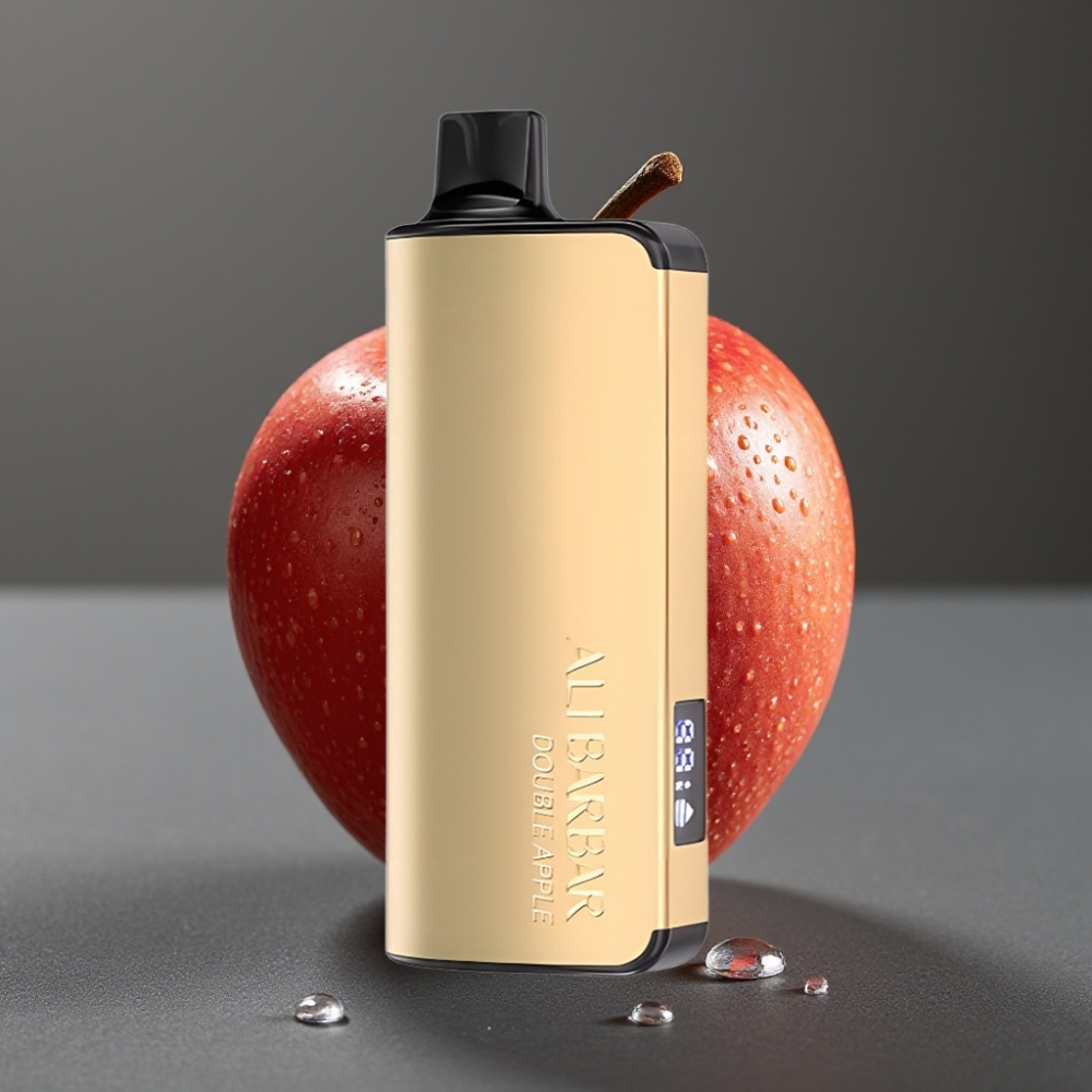 Alibarbar Ingot 9000 Puffs Dvojno Jabolko Enkratna Vape 22ml/2350mAh