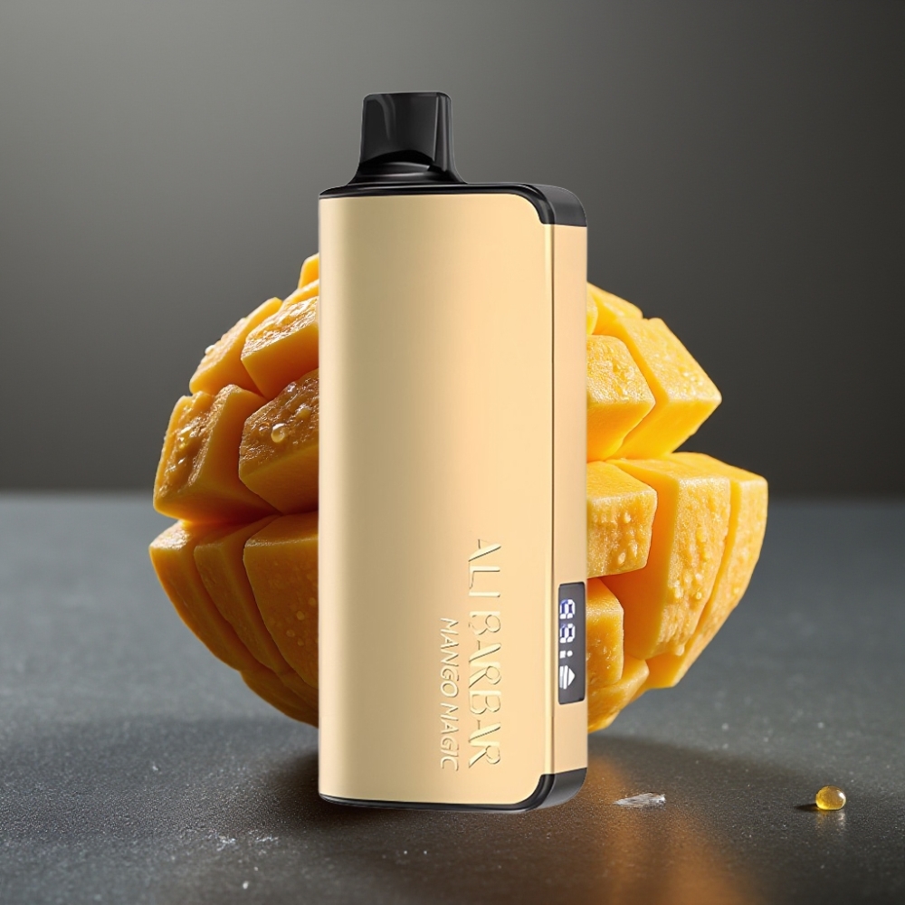 Alibarbar Ingot 9000 Puffs Enkratna Vape Mango Magija 22ml 2350mAh