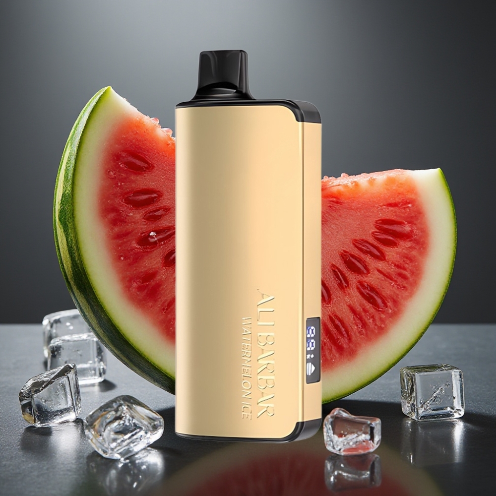 Alibarbar Ingot 9000 Puffs Lubenica Led Dispozabilna Vape 22ml 2350mAh