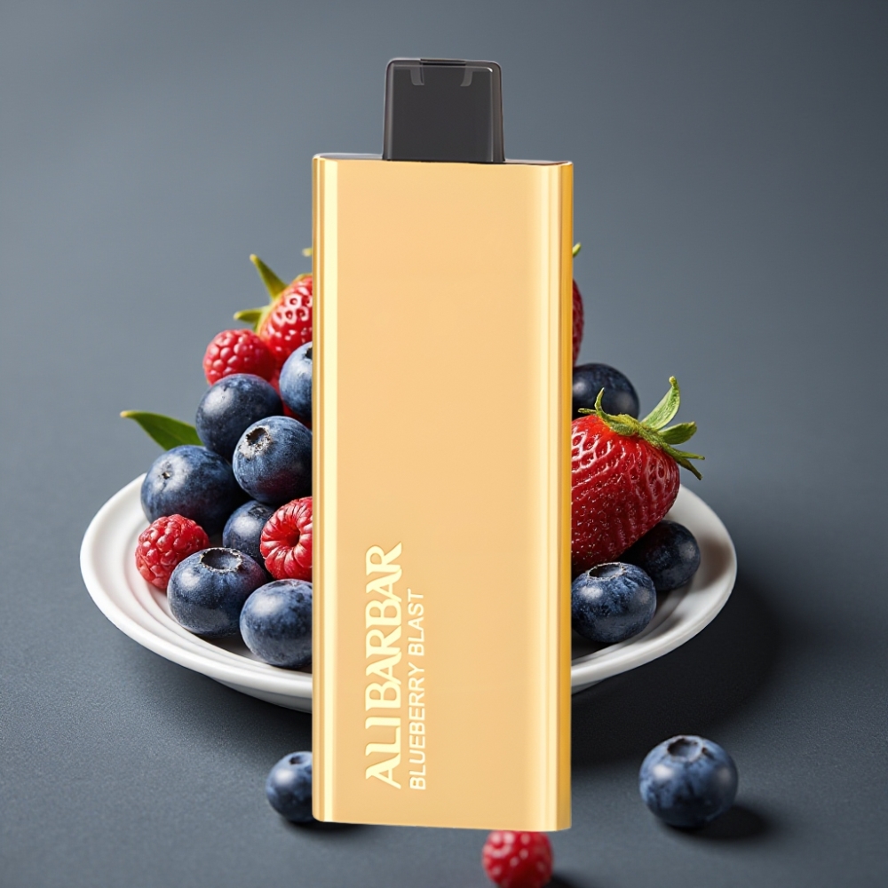 Alibarbar Pandora 7000 Puffs Enkratna Vape Borovnični Explozija 17 ml