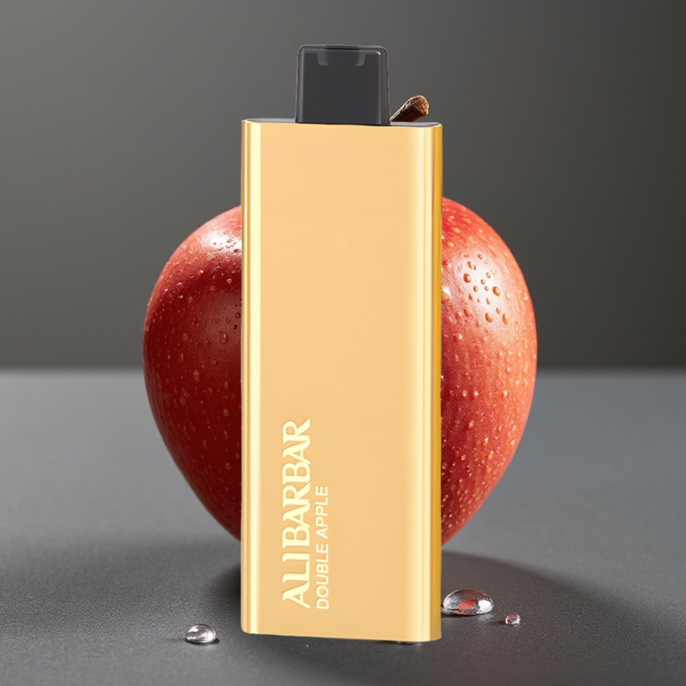 Alibarbar Pandora 7000 Puffs Enkratna Vape Dvojno Jabolko