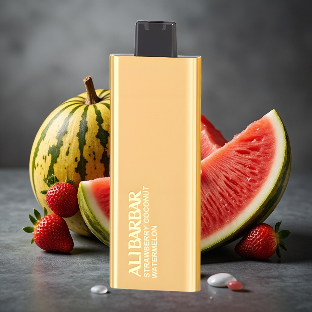 Alibarbar Pandora 7000 Puffs Enkratna Vape Jagoda Kokos Lubenica