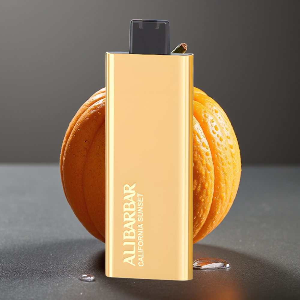 Alibarbar Pandora 7000 Puffs Enkratna Vape Kalifornijski Sončni Zahod 17 ml