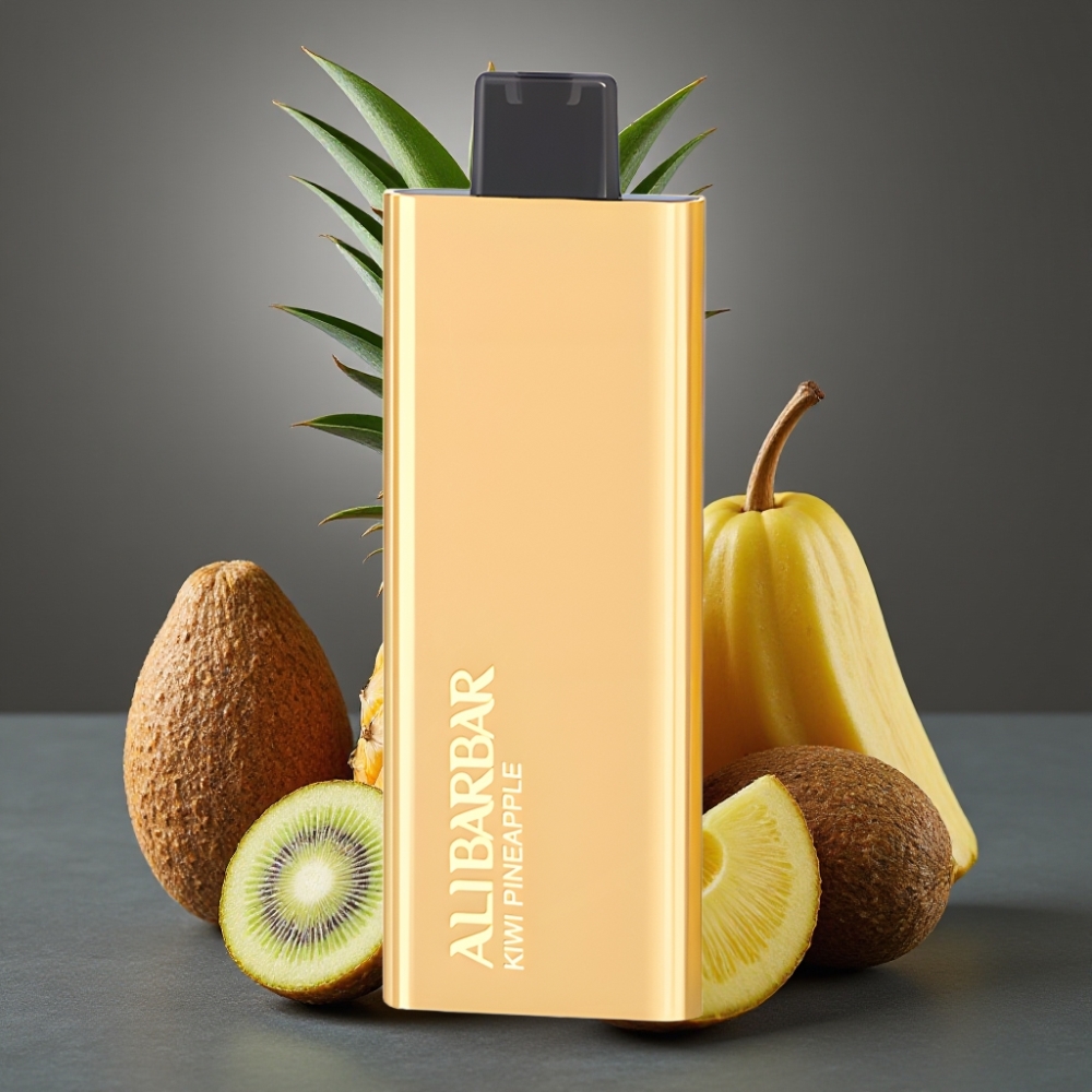 Alibarbar Pandora 7000 Puffs Enkratna Vape Kivi Ananas 17 ml