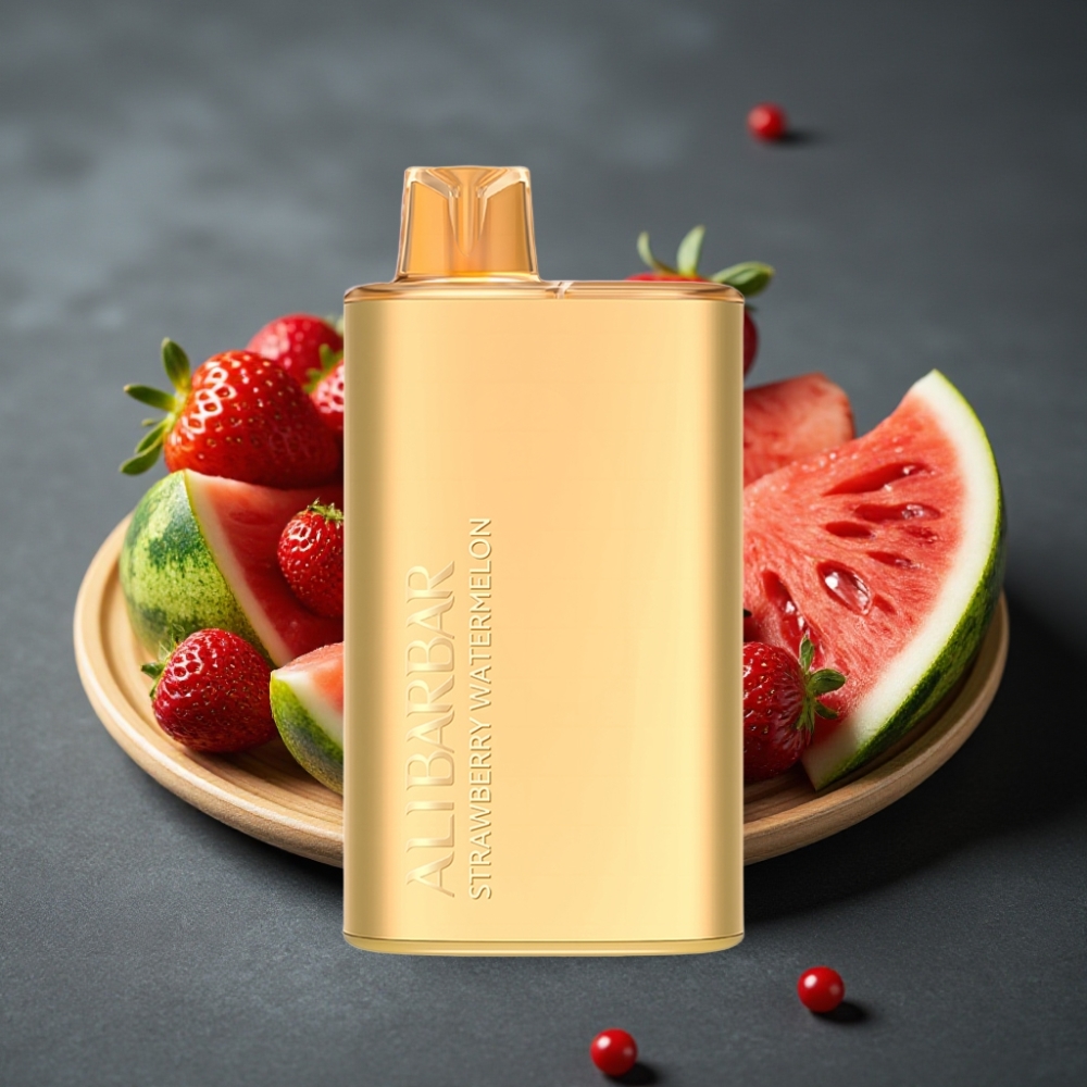 Alibarbar Rich 8000 Puffs Enkratna Vape Jagoda Lubenica 20ml/2000mAh