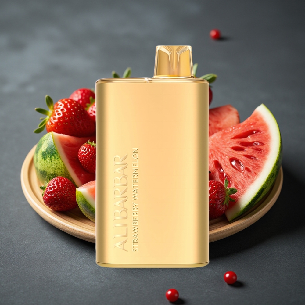 Alibarbar Rich 8000 Puffs Enkratna Vape Jagoda Lubenica 20ml/2000mAh