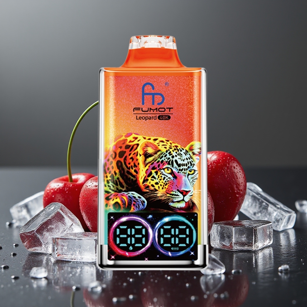 Fumot Leopard 40K Puffs Enkratna Vape Češnjevi Led Fumot Leopard 40K Puffs 5% Nicotine Enkratna Vape Češnjevi Led