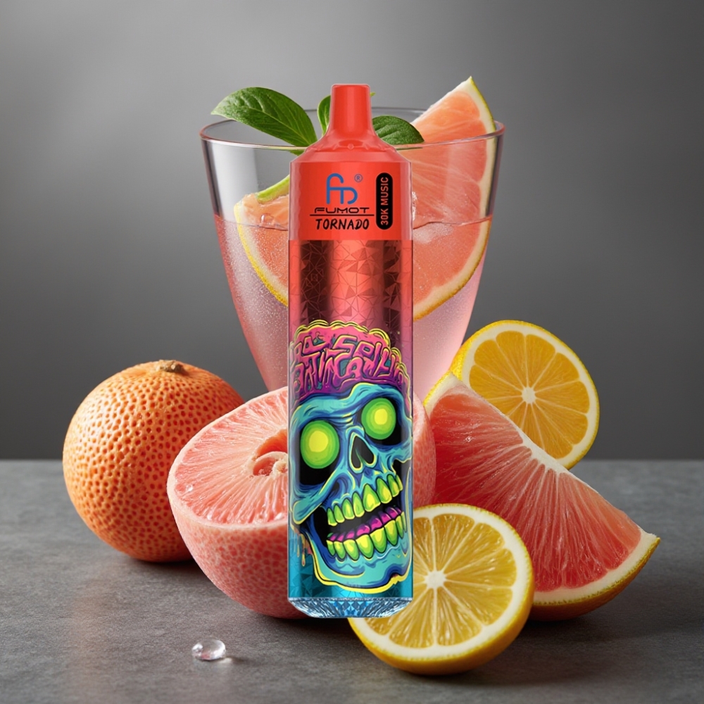 Fumot RandM Tornado 30000 Puffs Enkratna Vape Roza Limonada 30mL 5%
