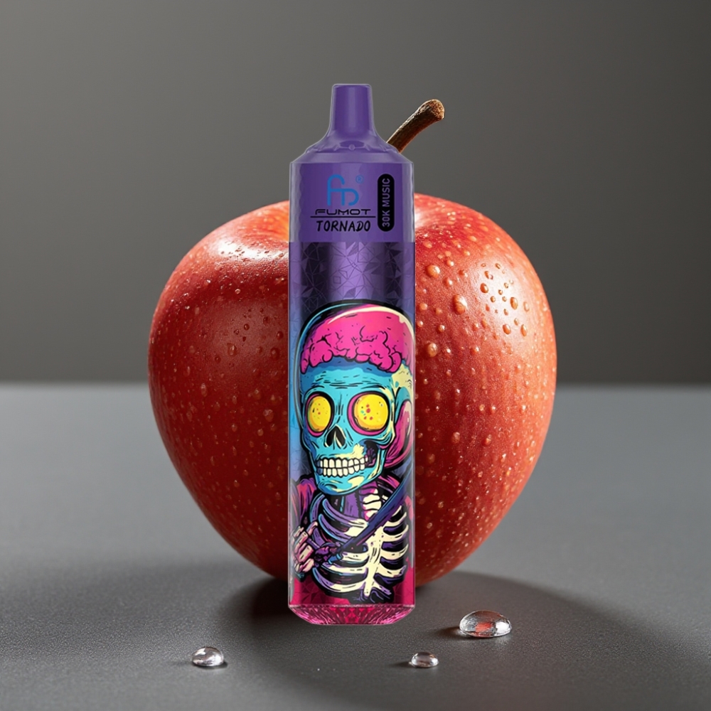 Fumot RandM Tornado 30000 Puffs Trojno Jabolko 30mL 5%