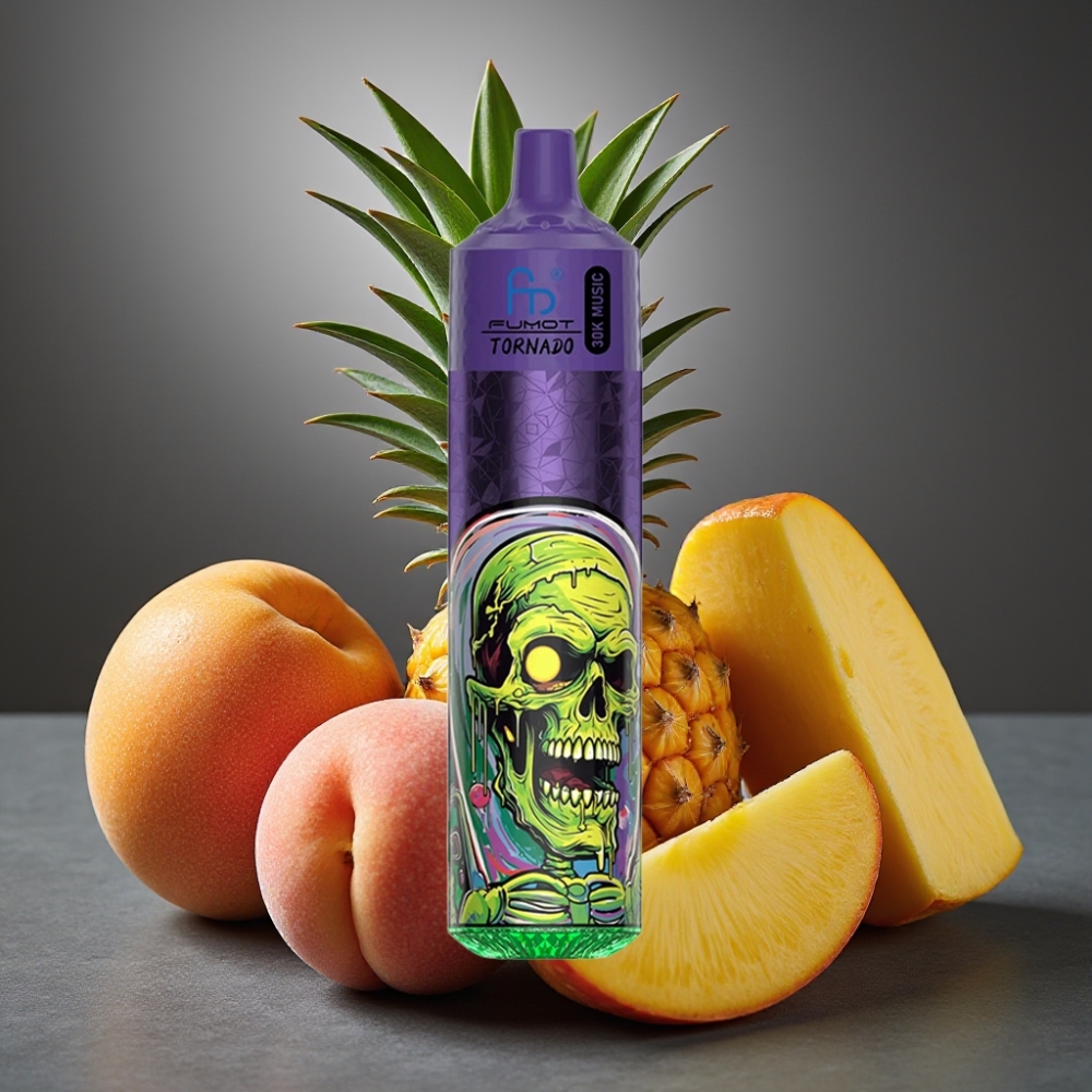Fumot Randm Tornado 30000 Puffs Dispozabilna Vapa Breskva Mango Ananas