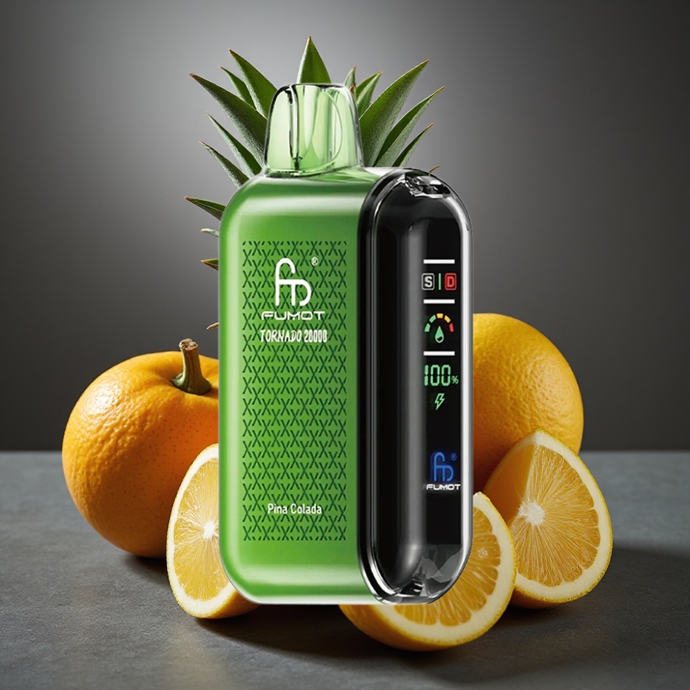 Fumot Tornado 20000 Puffs Enkratna Vape Ananas Kokos 20ml, 850mAh