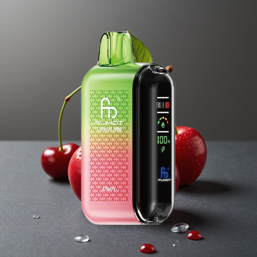 Fumot Tornado 20000 Puffs Enkratni Vape Češnja