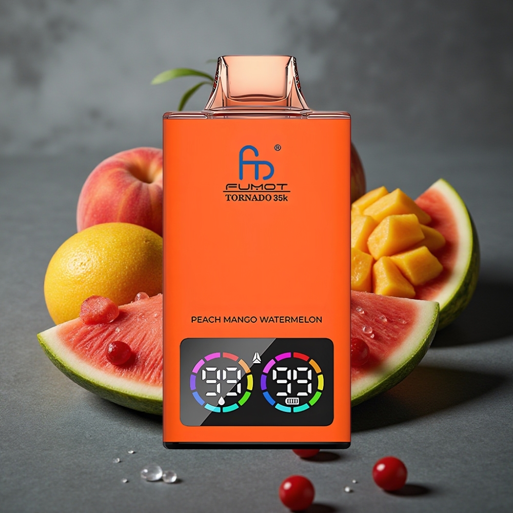 Fumot Tornado 35K Enkratna Vape Breskva Mango Lubenica
