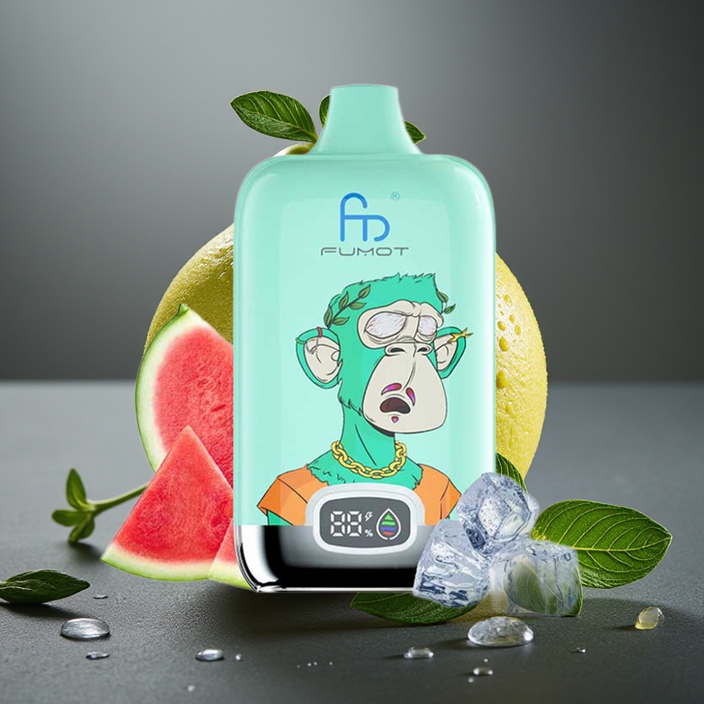 Fumot Tornado Digital Box 12000 Puffs Enkratna Vape Hladna Meta 20ml