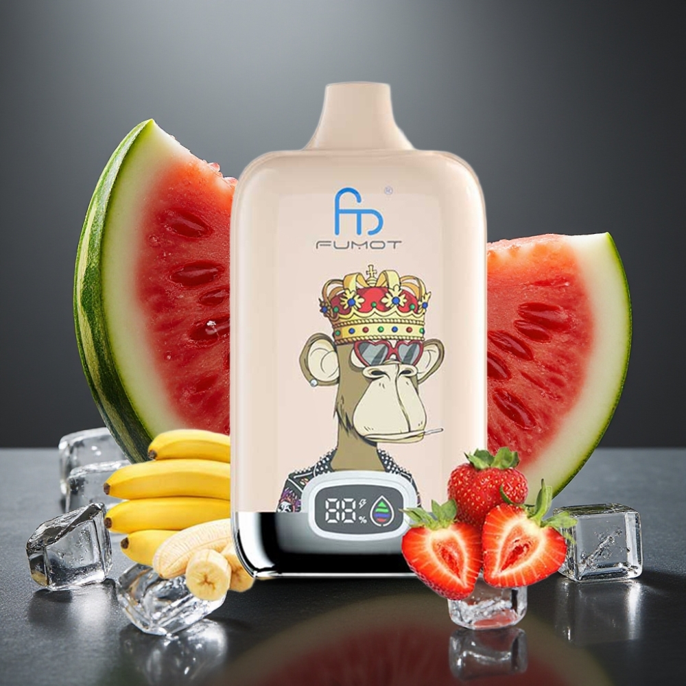 Fumot Tornado Digital Box 12000 Puffs Enkratna Vape Lubenica Led 20ml
