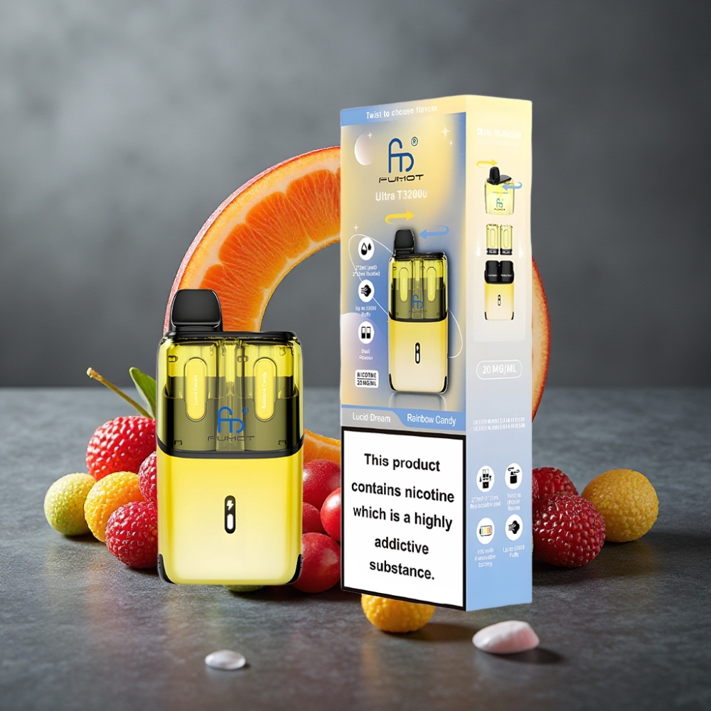 Fumot Ultra T32000 Enkratna Vapa Jasna Sanja - Mavrični Bonbon