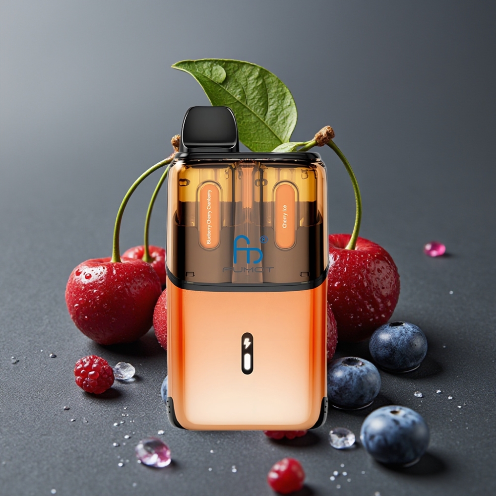 Fumot Ultra T32000 Enkratna Vape Borovnica Češnja Brusnica - Češnjev Led z 24ml E-tekočine in 800mAh Baterijo