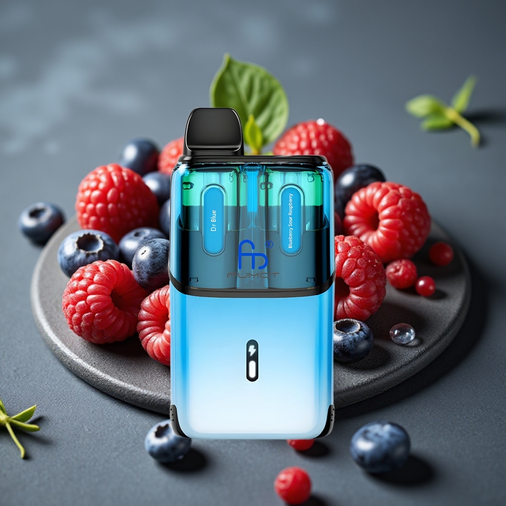 Fumot Ultra T32000 Enkratna Vape Dr Modra – Borovnica Kisla Malina 32000 povlekov