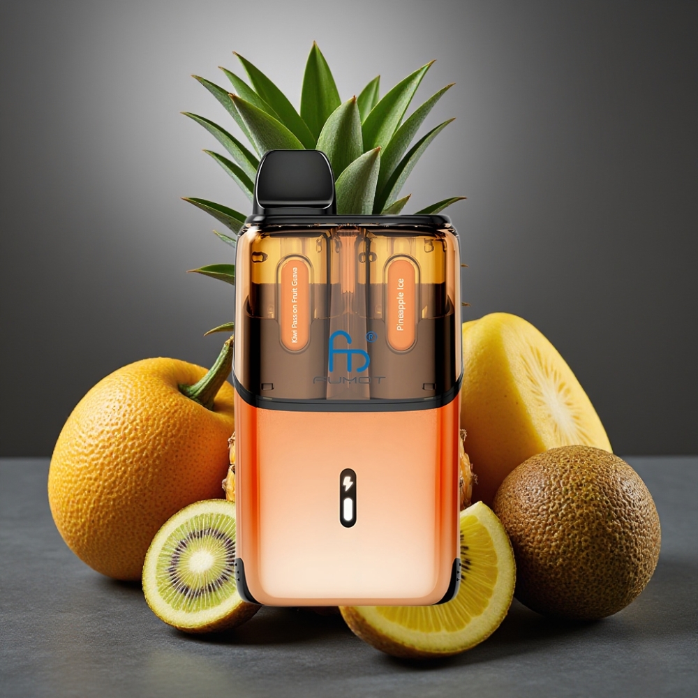 Fumot Ultra T32000 Enkratna Vape Kivi Pasijonka Gujava - Ananas Led