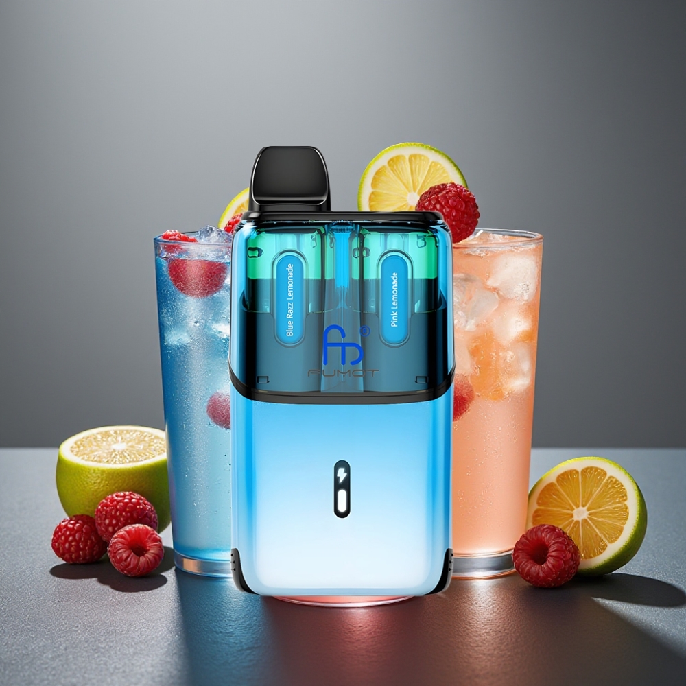 Fumot Ultra T32000 Enkratna Vape Modra Malina Limonada - Roza Limonada 24ml 800mAh