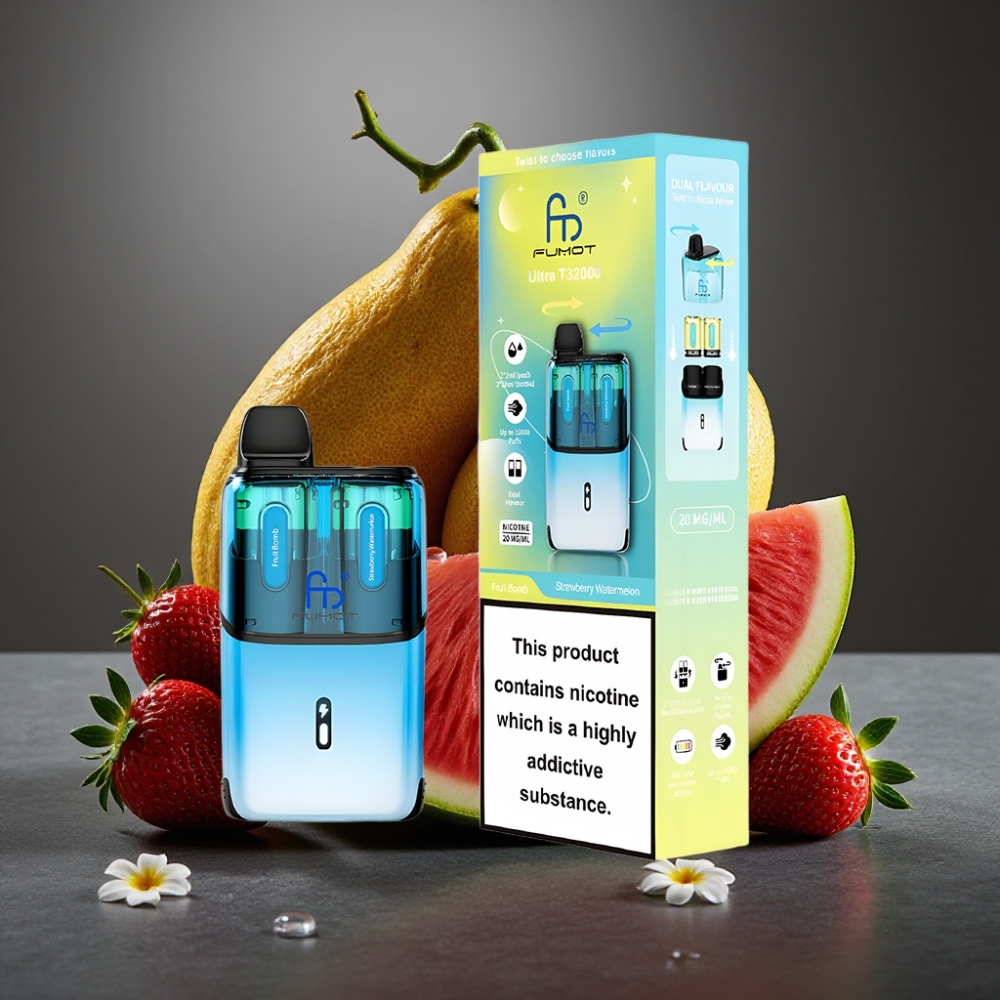 Fumot Ultra T32000 Enkratna Vape Sadni Bomba - Jagoda Lubenica 32000 pufov 24ml