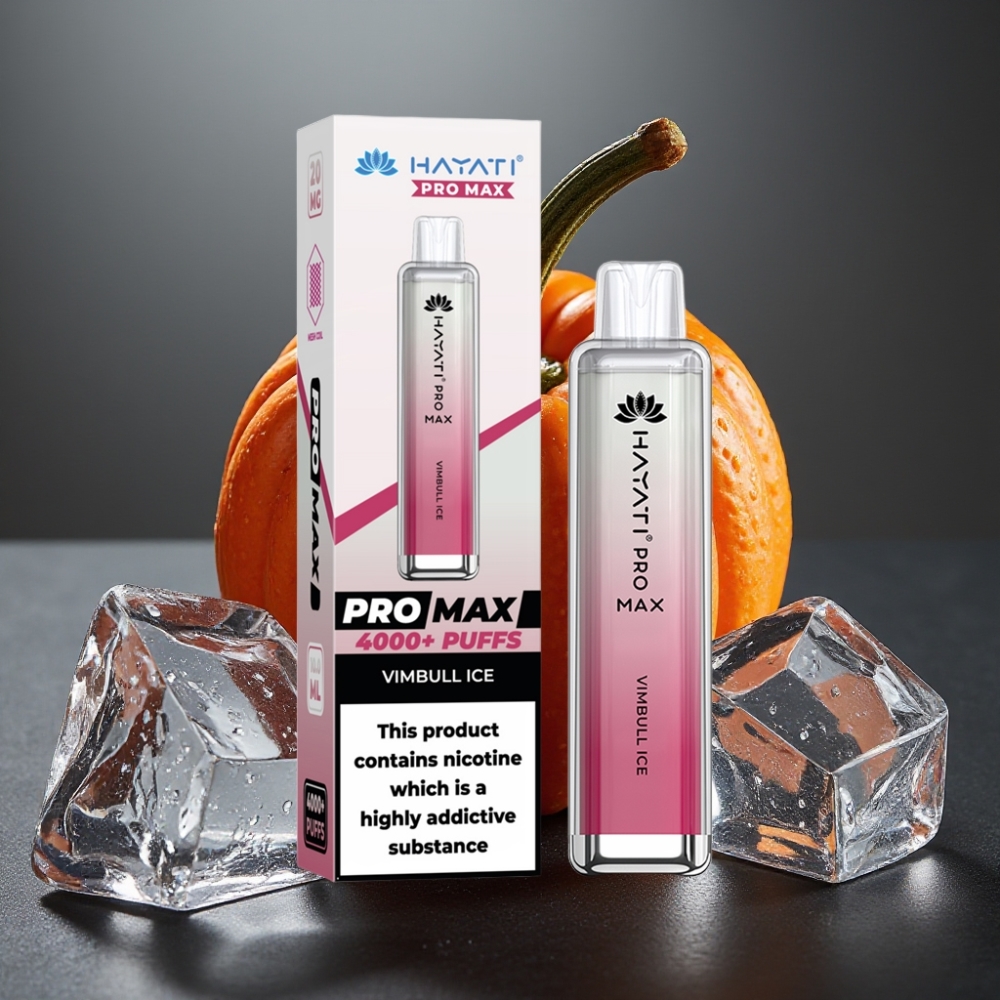 Hayati Pro Max 4000 Puffov Enkratna Vape Vimbull Ledena