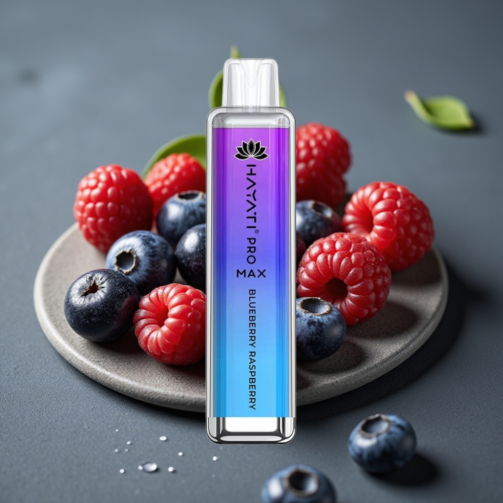 Hayati Pro Max 4000 Puffs Enkratna Vape Borovnica Malina