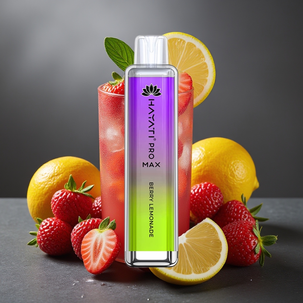 Hayati Pro Max 4000 Puffs Enkratna Vape Jagoda Limonada
