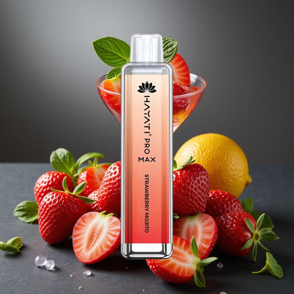 Hayati Pro Max 4000 Puffs Enkratna Vape Jagodni Mojito