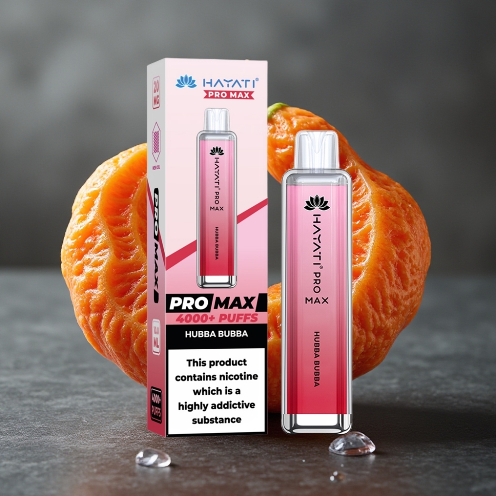 Hayati Pro Max 4000 Pufov Enkratna Vape Hubba Bubba z 1400mAh baterijo