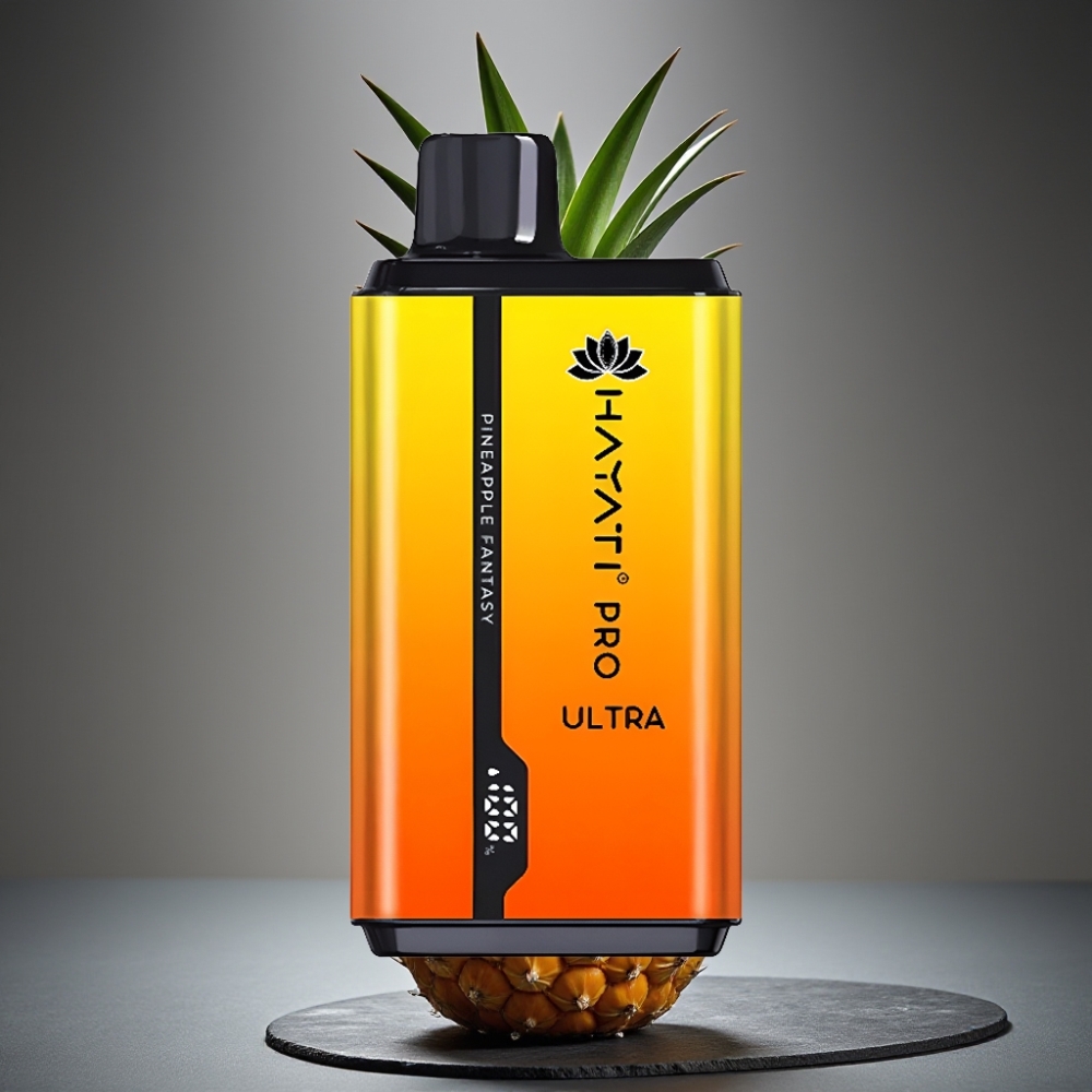 Hayati Pro Ultra 15000 Puffs Enkratna Vapa Ananas Fantazija 850mAh